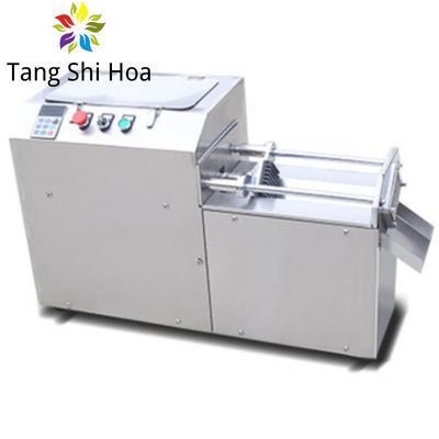 Máy cắt rau tươi bằng điện tự động 0,37KW Máy cắt dải khoai tây cà rốt củ cải