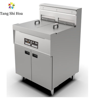 Nồi chiên vi tính điện bằng thép không gỉ 28L＋14L + 14L với 3 thùng 4 giỏ