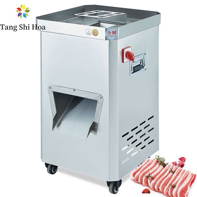 Máy cắt thịt chạy điện dọc 200kg / H Máy thái thịt bằng thép không gỉ